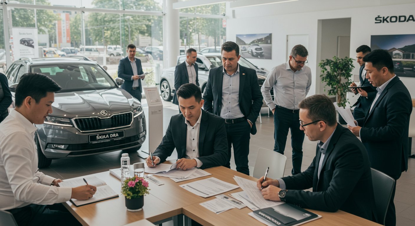 Тендерные закупки автомобилей Skoda
