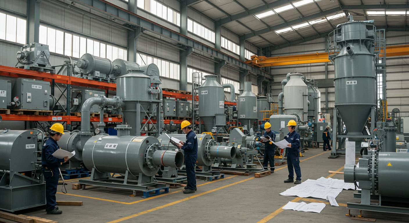 Современное газоочистное оборудование на производстве